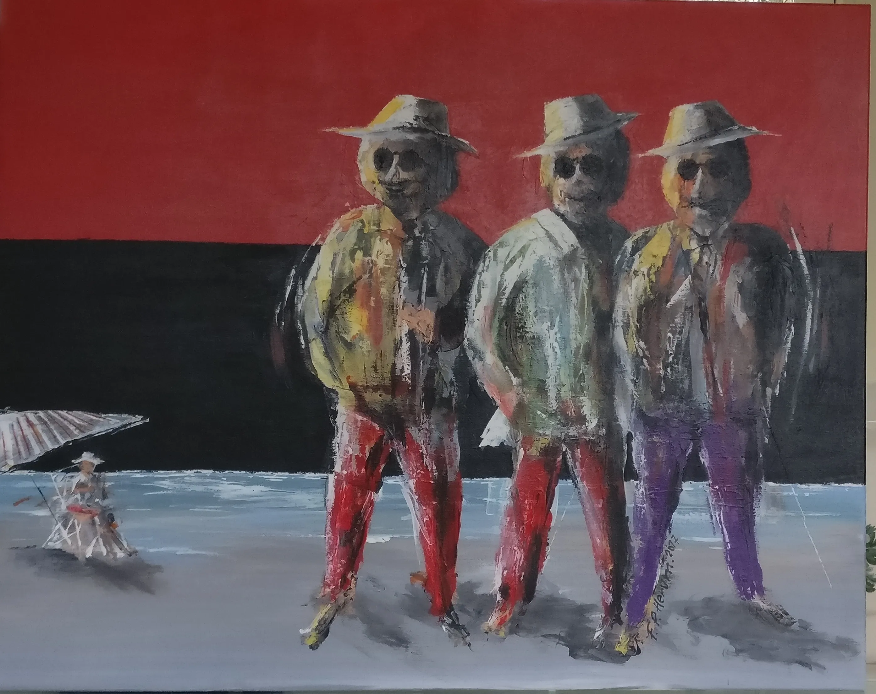 Maleri nr 128 80 cm X 100 cm